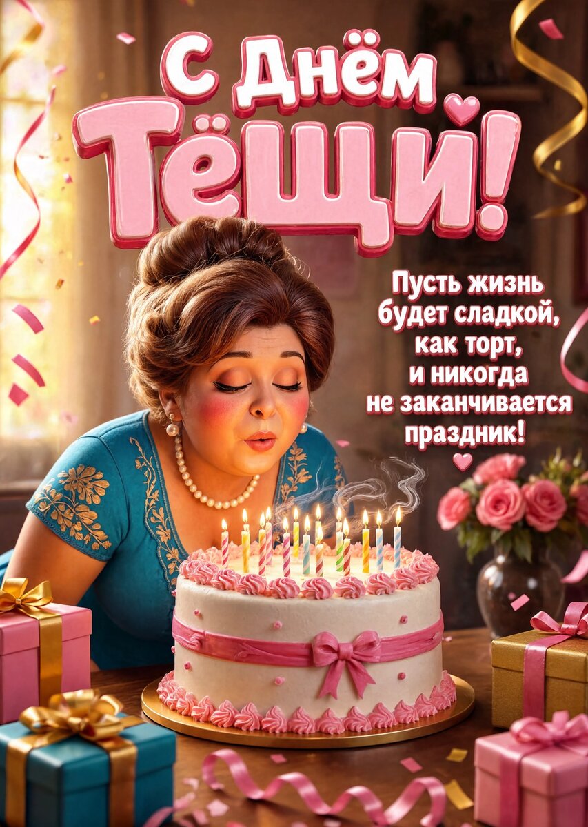 открытка с Днем Тещи-11