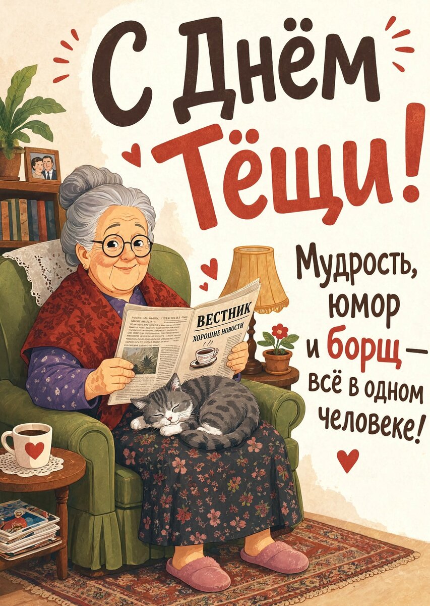 открытка с Днем Тещи-12