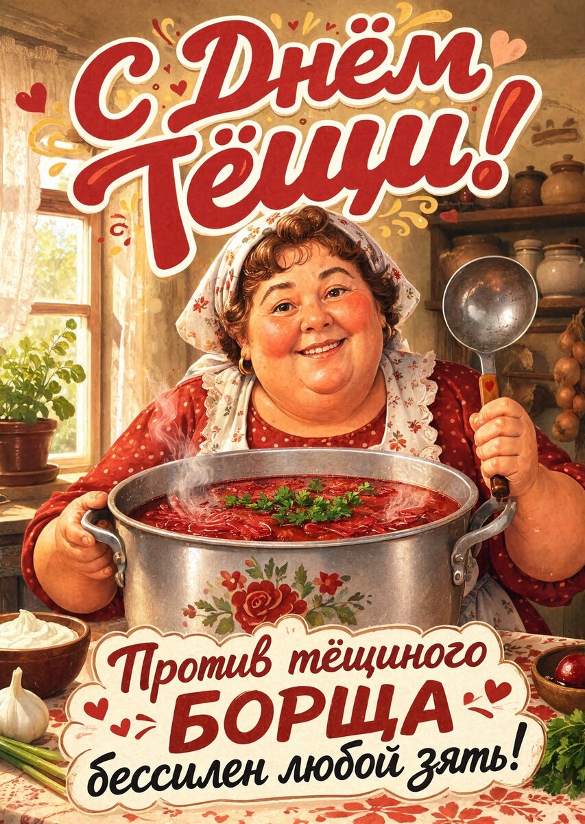 открытка с Днем Тещи-19