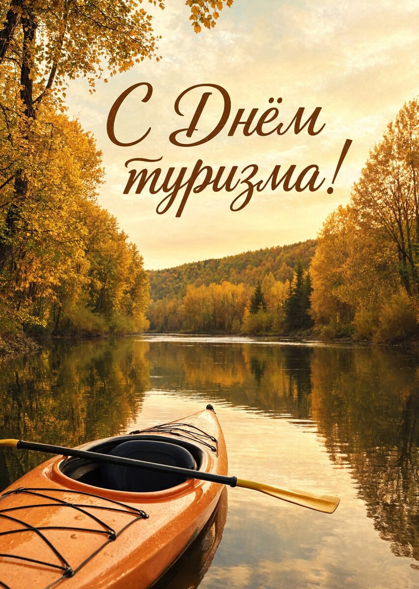 Открытка С днем туризма #31