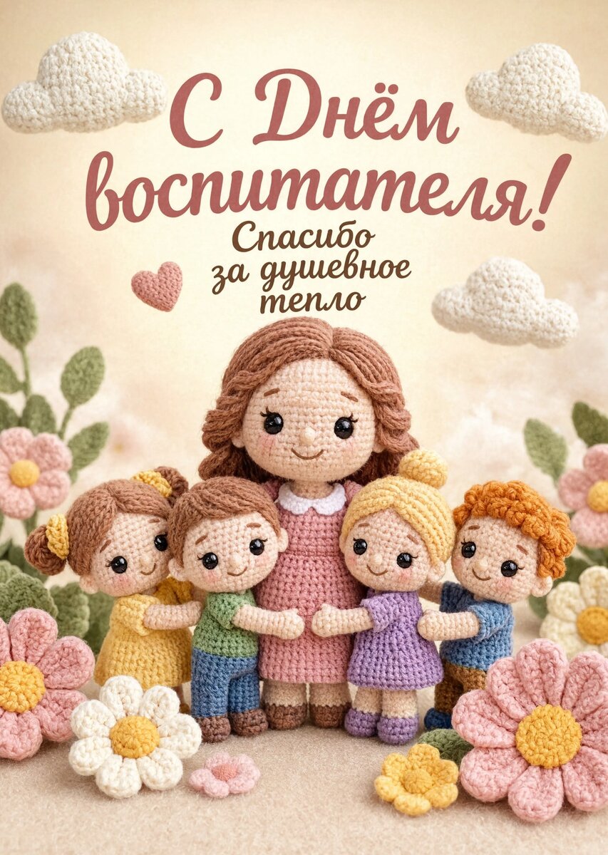 Открытка С Днем Воспитателя #100