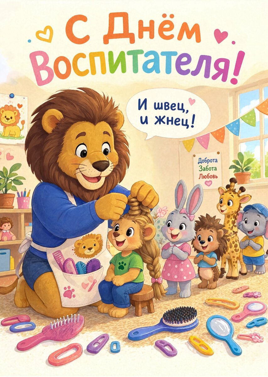 Открытка С Днем Воспитателя #85
