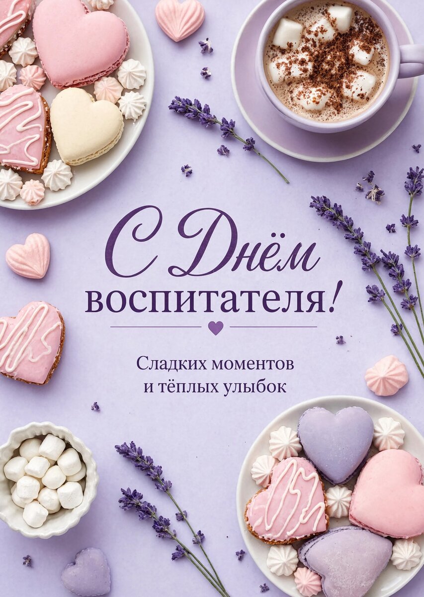 Открытка С Днем Воспитателя #86