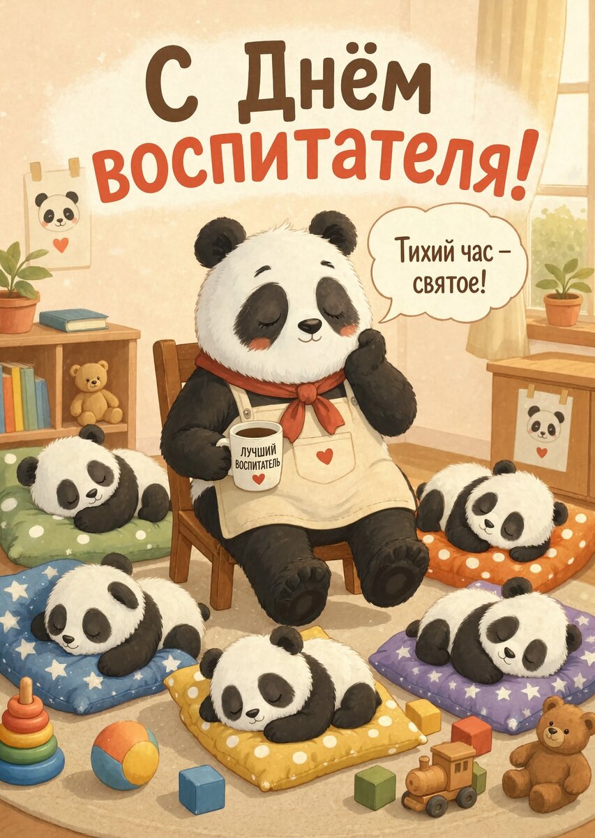 Открытка С Днем Воспитателя #93