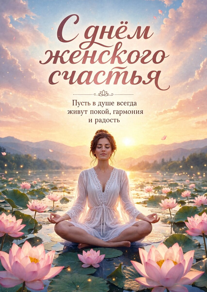 открытка с Днем Женского Счастья-28