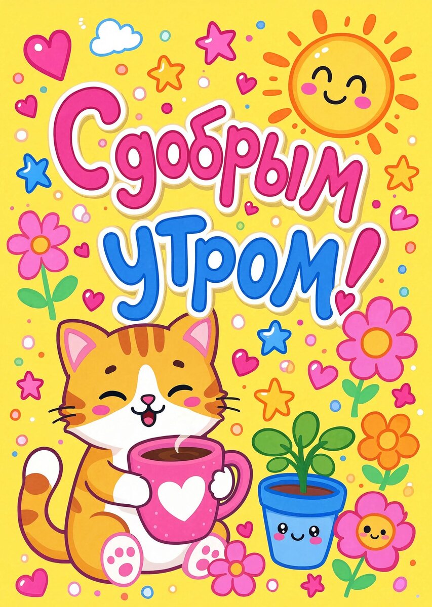 Открытка С Добрым Утром #177