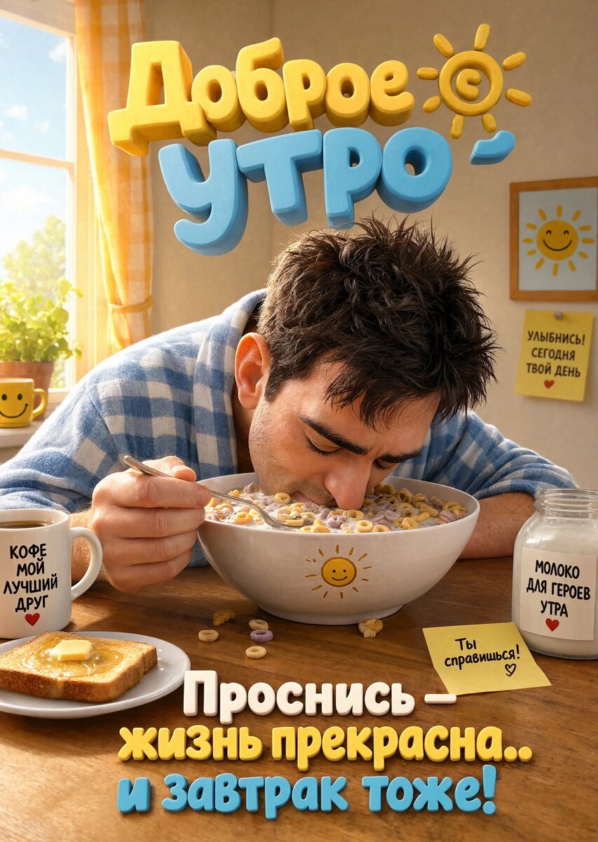 Открытка С Добрым Утром #251