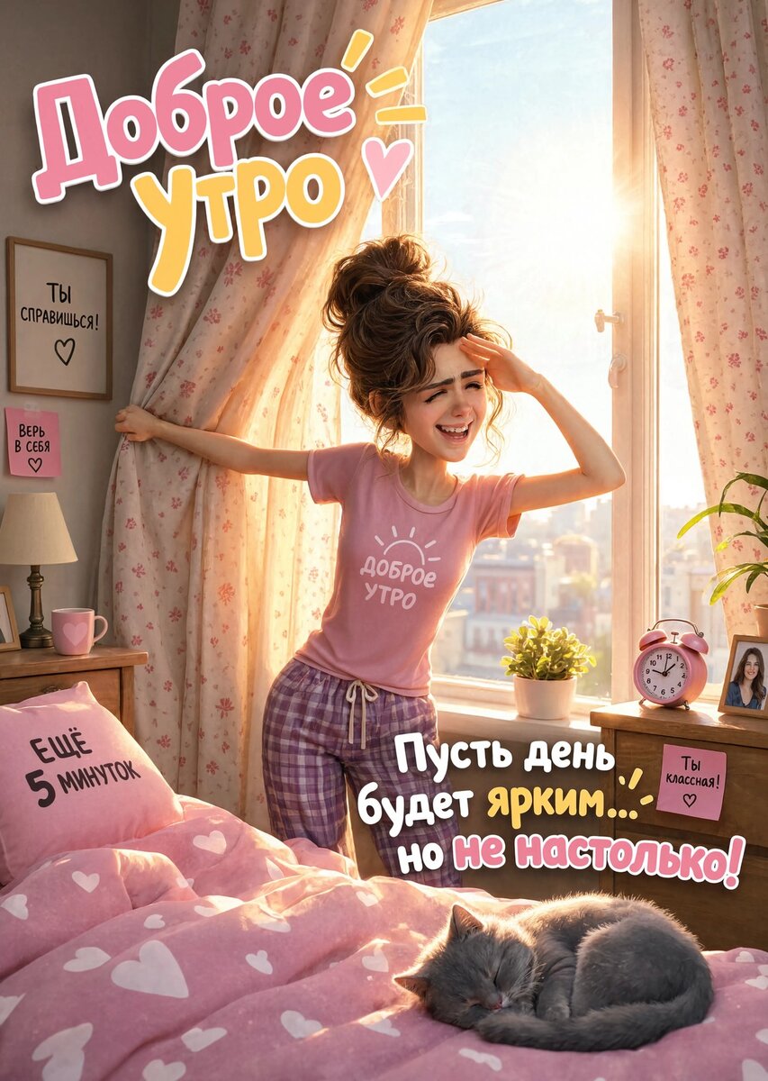 Открытка С Добрым Утром #254