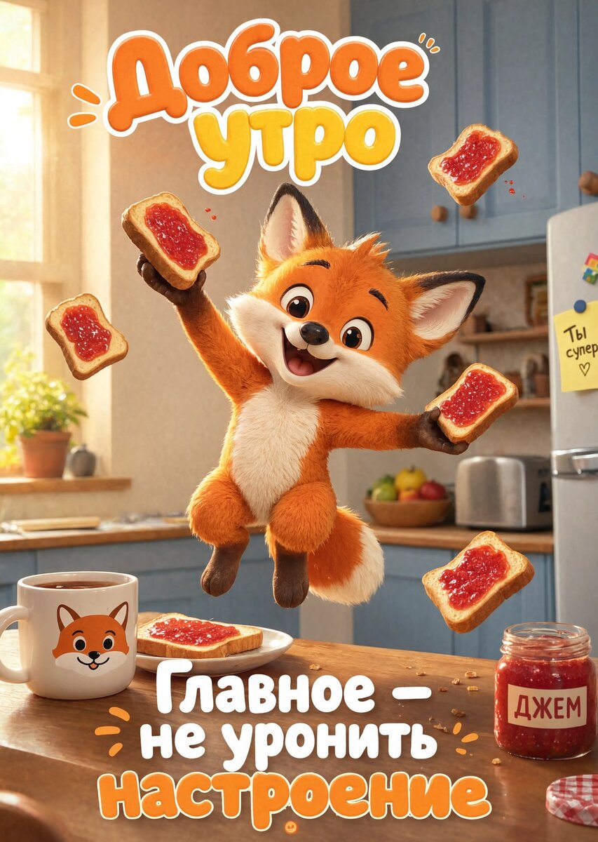 Открытка С Добрым Утром #288
