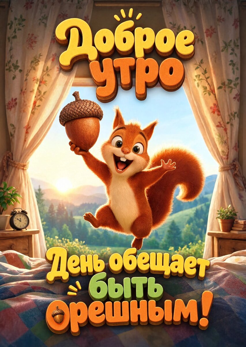 Открытка С Добрым Утром #303
