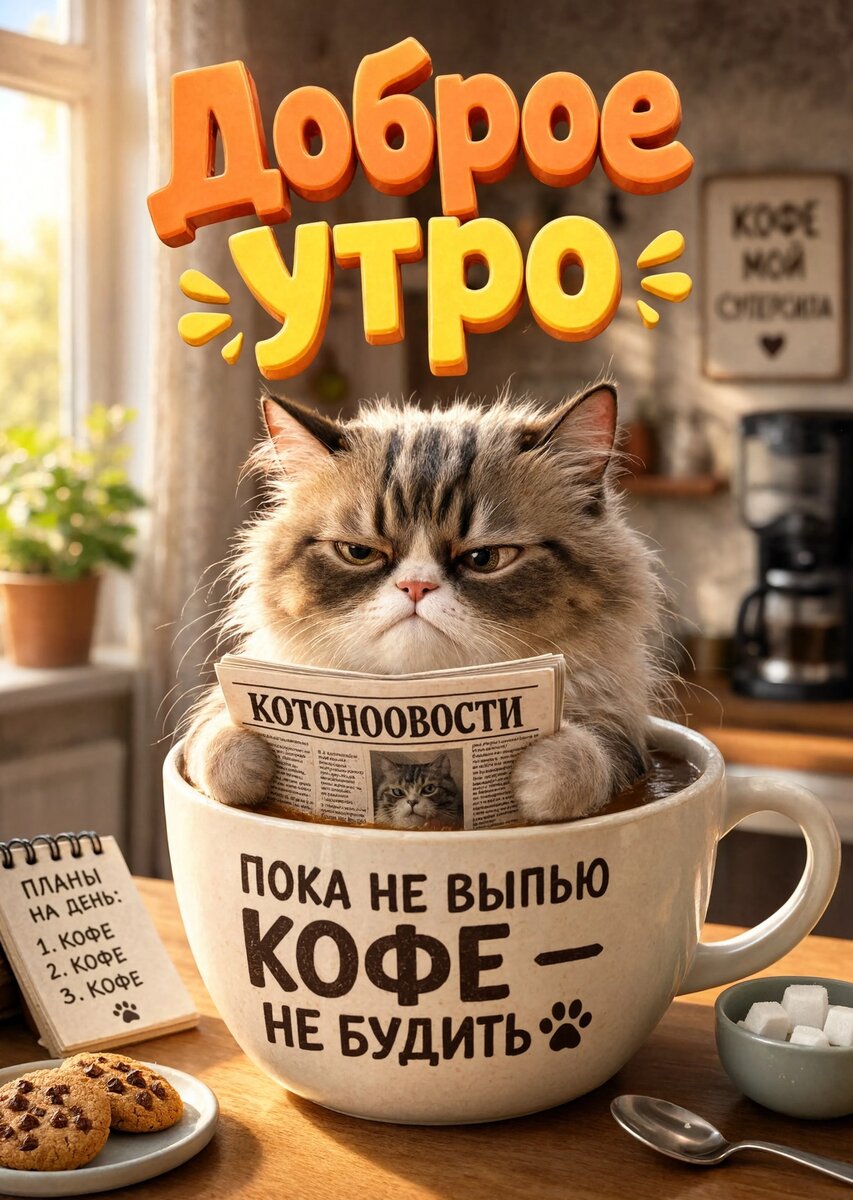 Открытка С Добрым Утром #308