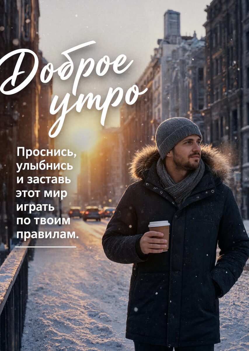 Открытка С Добрым Утром #317