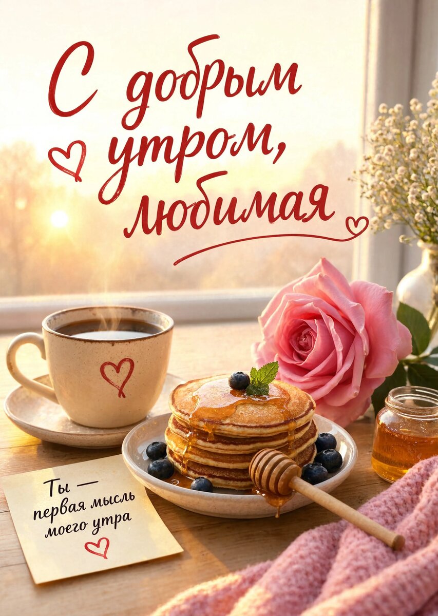 Открытка С Добрым Утром #351