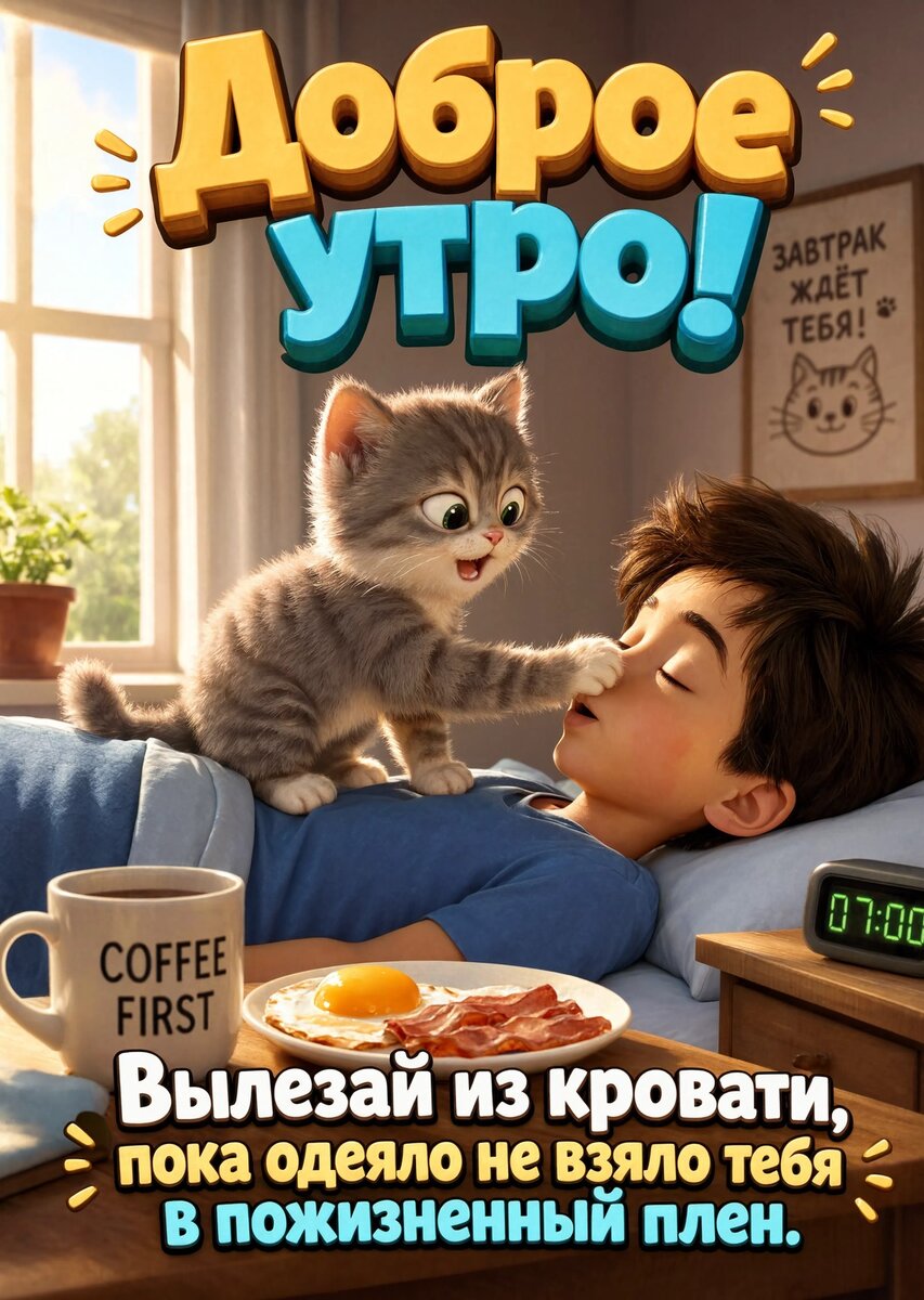 Открытка С Добрым Утром #379