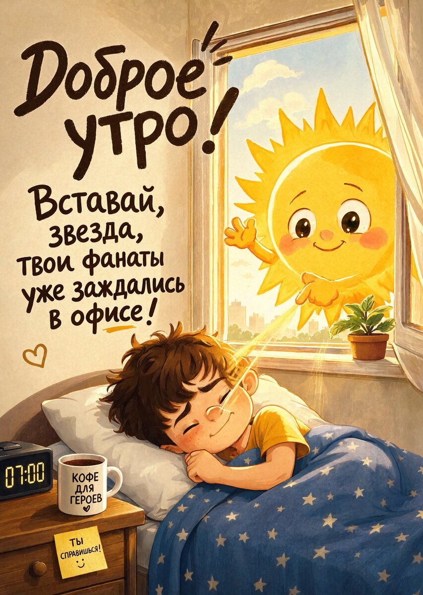 Открытка С Добрым Утром #393