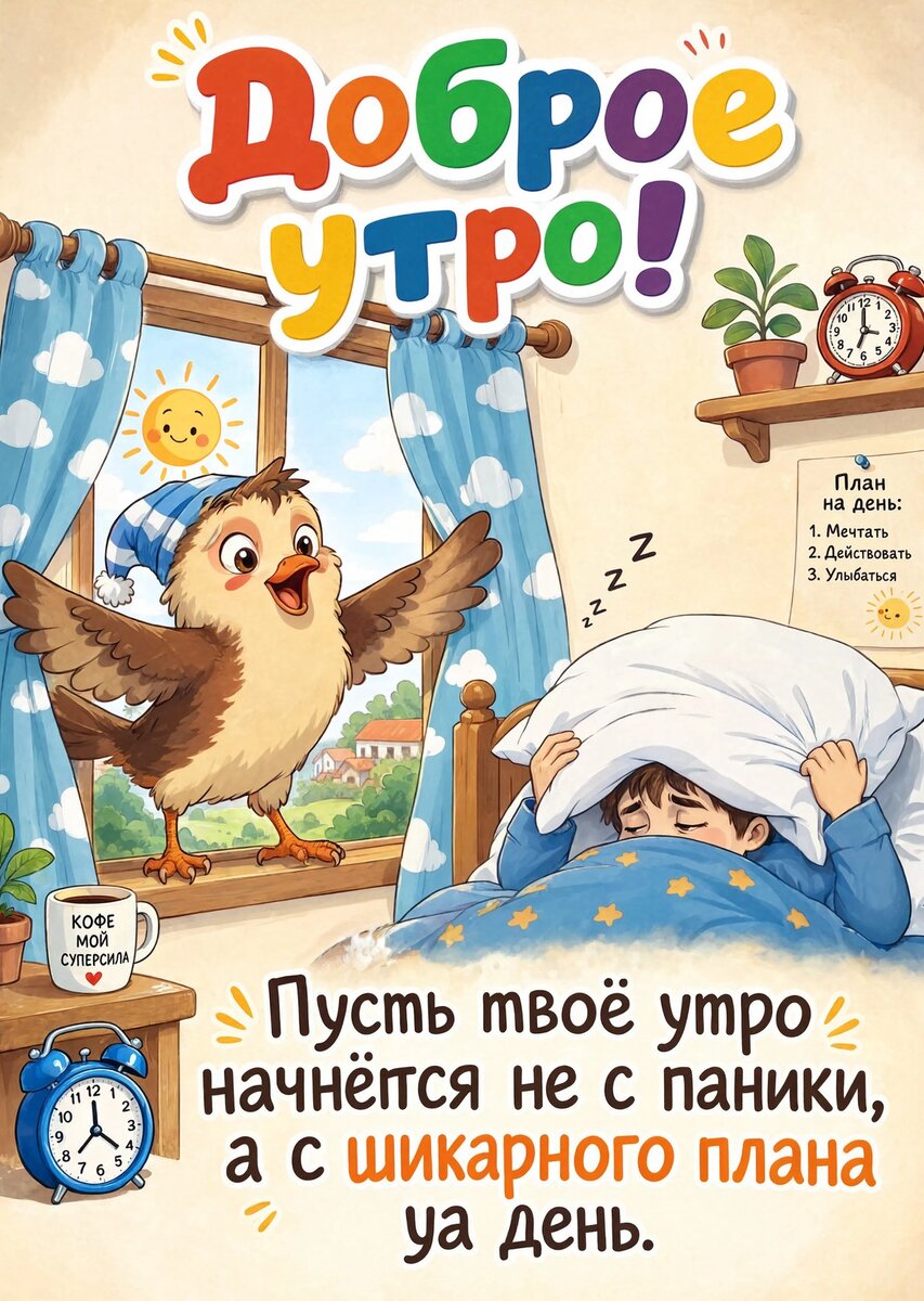 Открытка С Добрым Утром #403