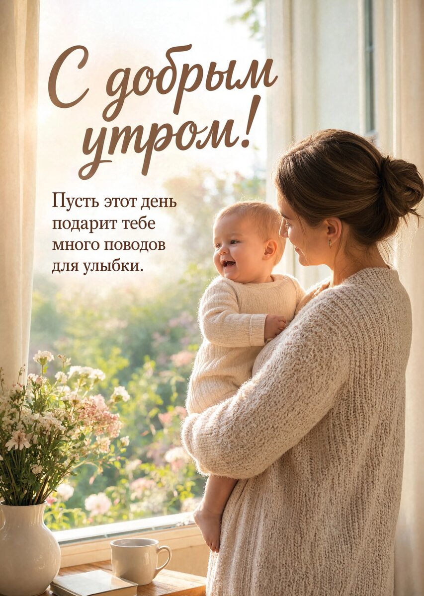 Открытка С Добрым Утром #428