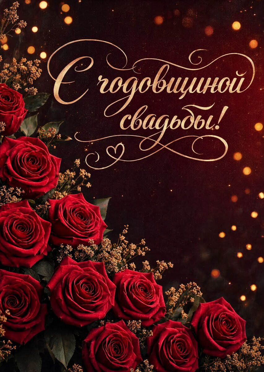 Открытка "С годовщиной свадьбы" #14