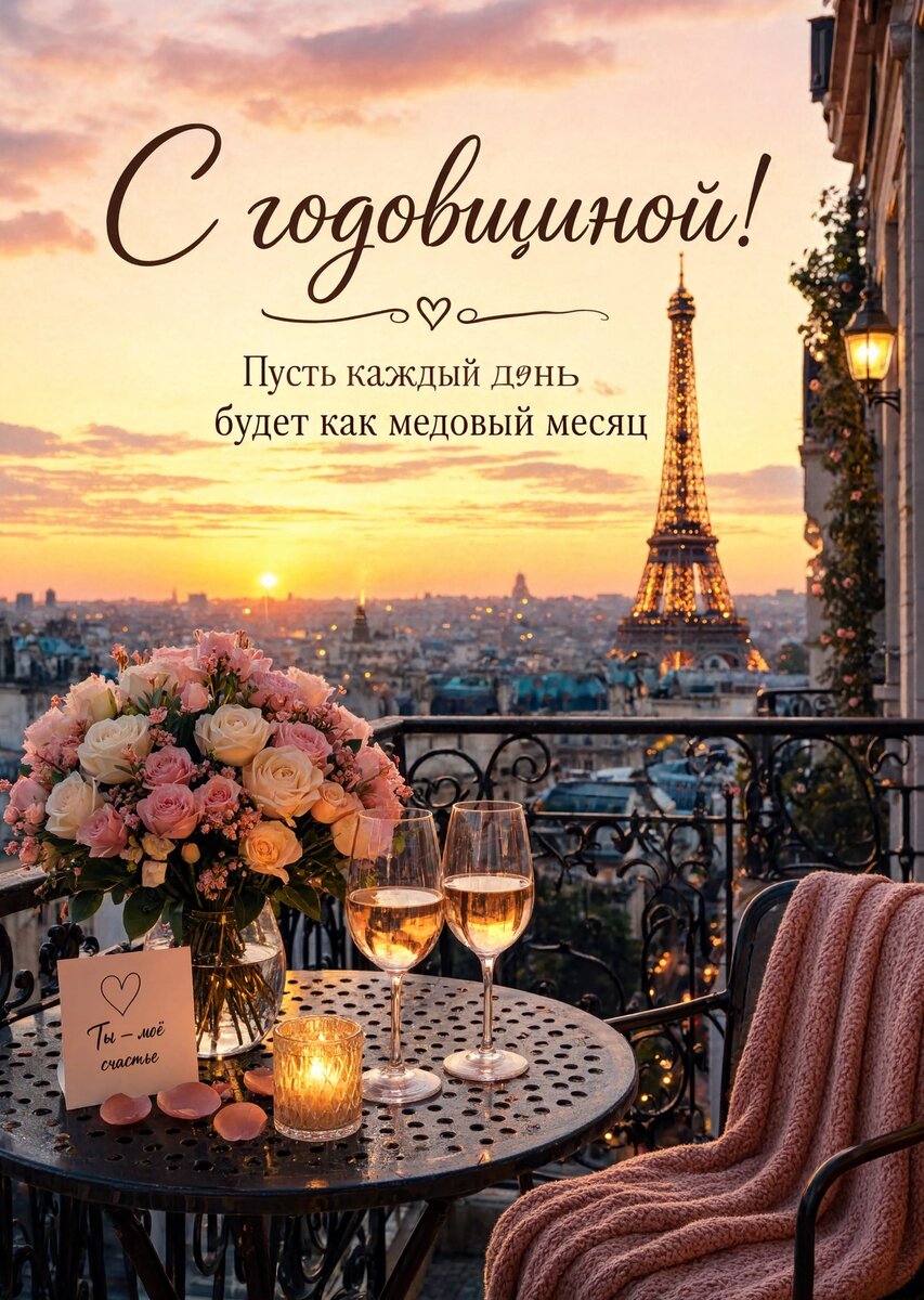 Открытка "С годовщиной свадьбы" #17