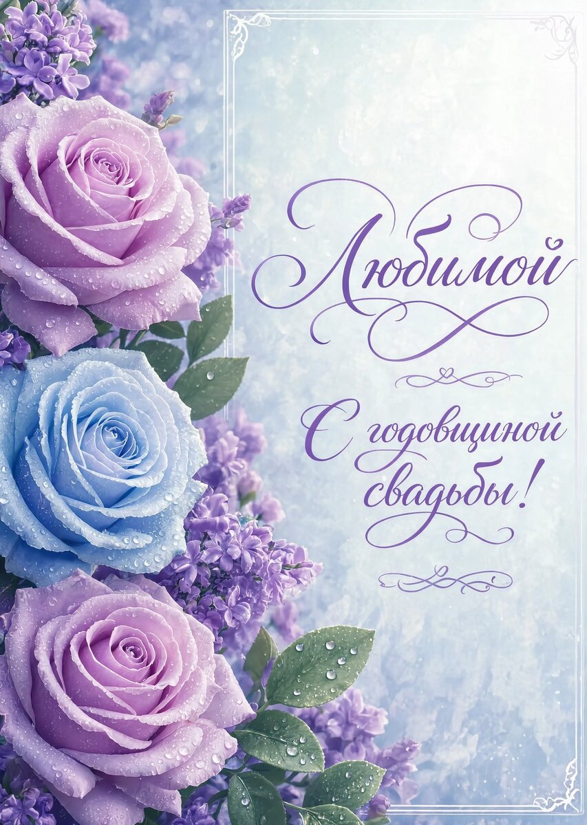 Открытка "С годовщиной свадьбы" #2