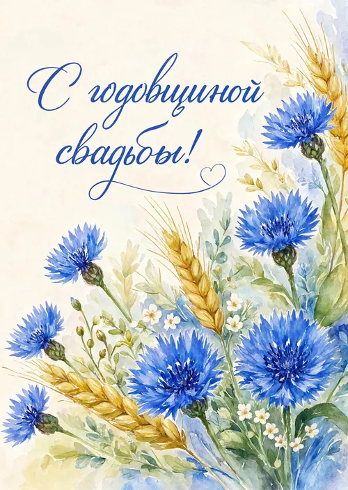 Открытка "С годовщиной свадьбы" #20