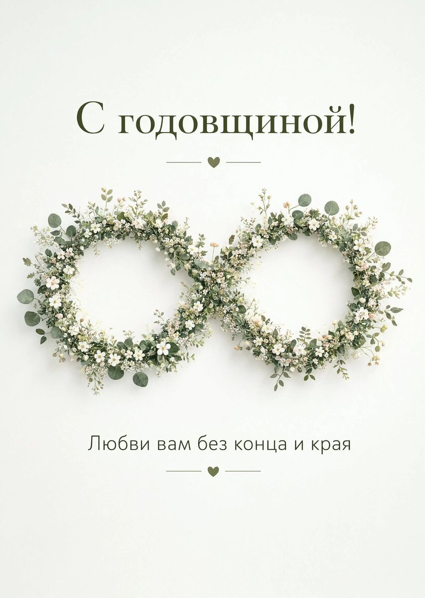 Открытка "С годовщиной свадьбы" #22