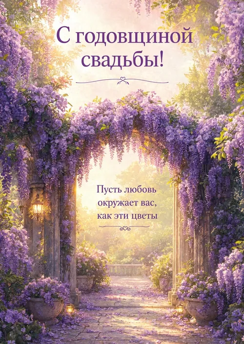 Открытка "С годовщиной свадьбы" #33