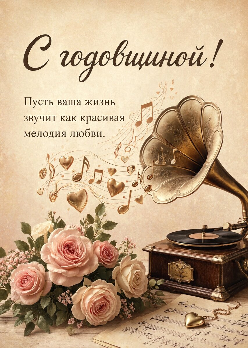 Открытка "С годовщиной свадьбы" #34
