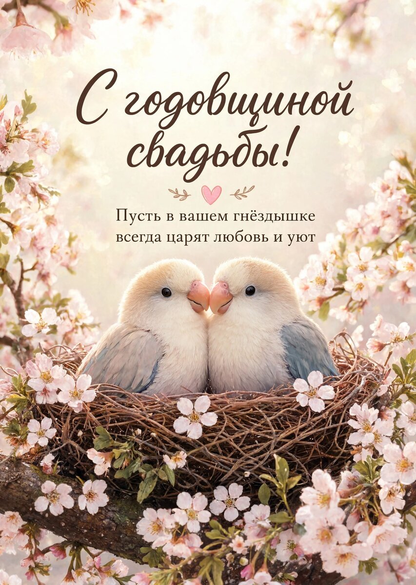 Открытка "С годовщиной свадьбы" #39