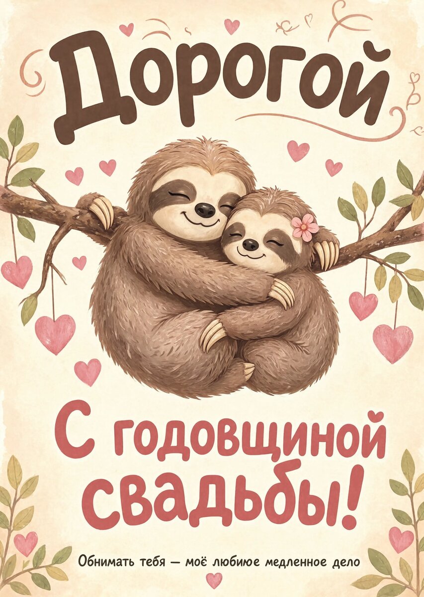 Открытка "С годовщиной свадьбы" #5