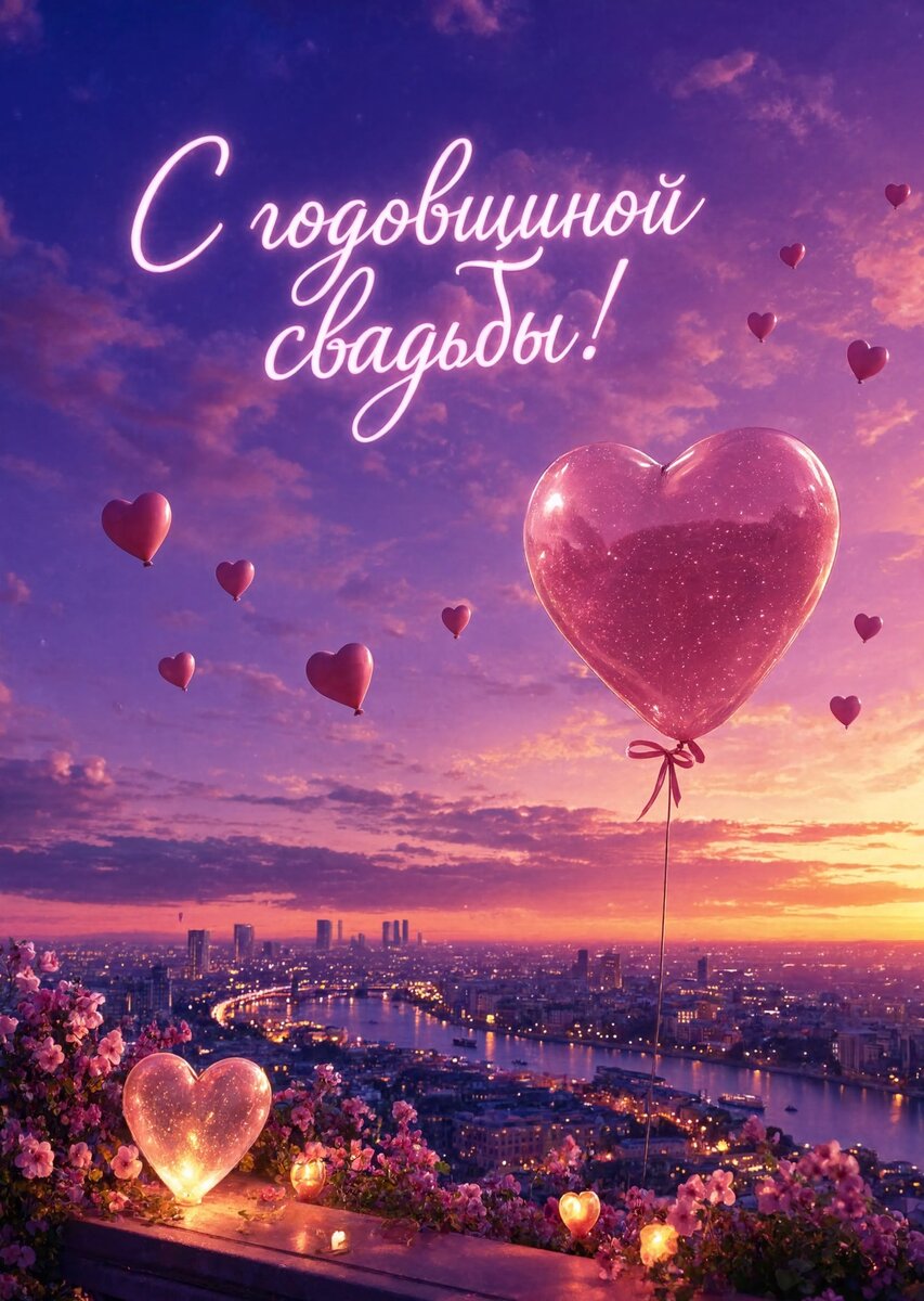 Открытка "С годовщиной свадьбы" #55