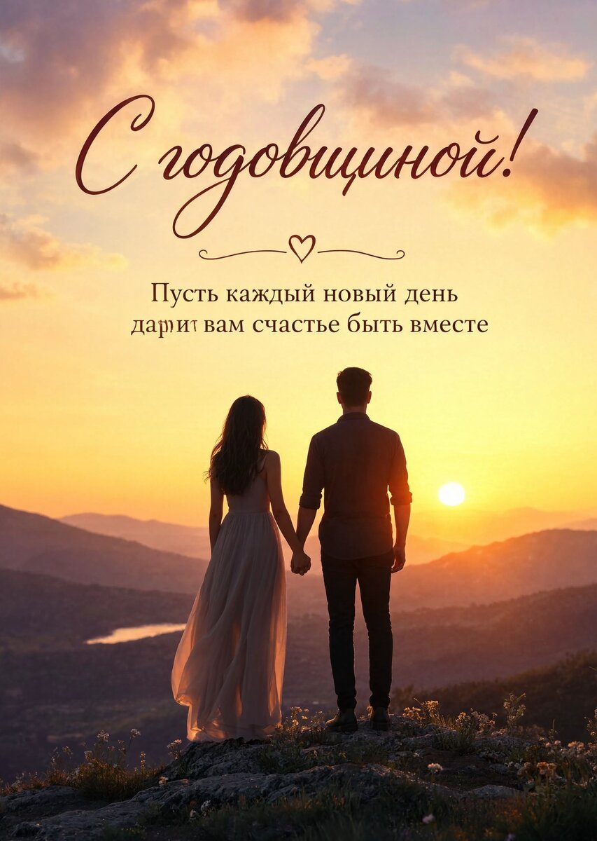 Открытка "С годовщиной свадьбы" #56