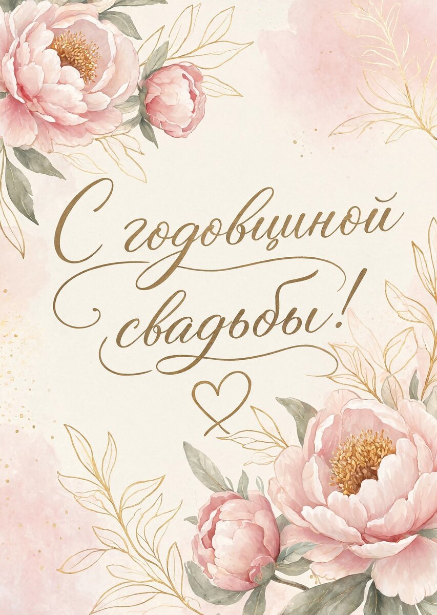 Открытка "С годовщиной свадьбы" #59