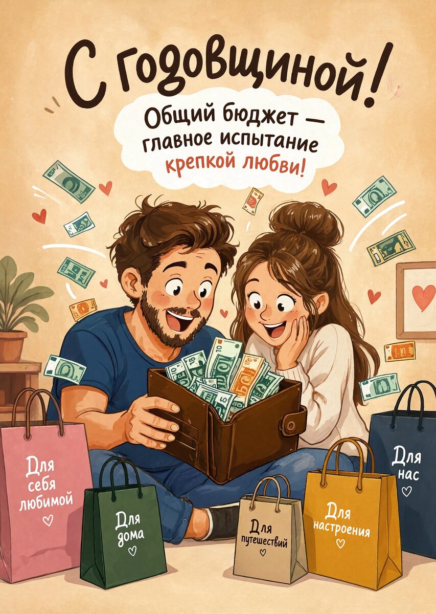 Открытка "С годовщиной свадьбы" #60