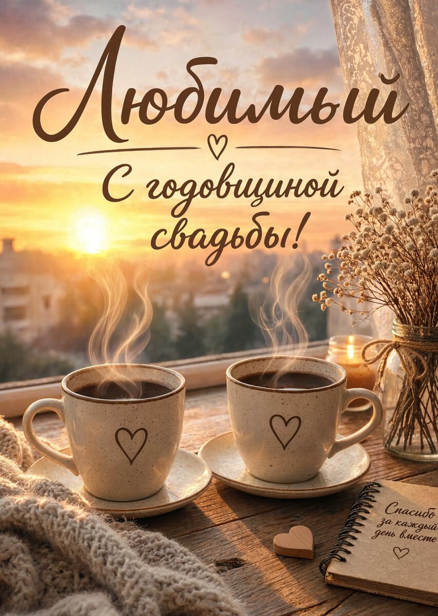 Открытка "С годовщиной свадьбы" #61