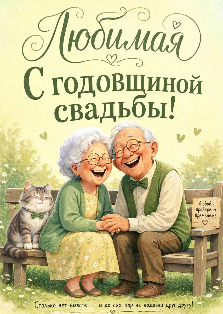 Открытка "С годовщиной свадьбы" #62