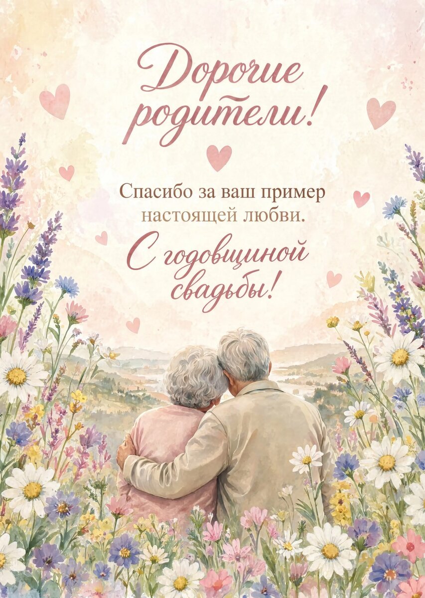 Открытка "С годовщиной свадьбы" #64