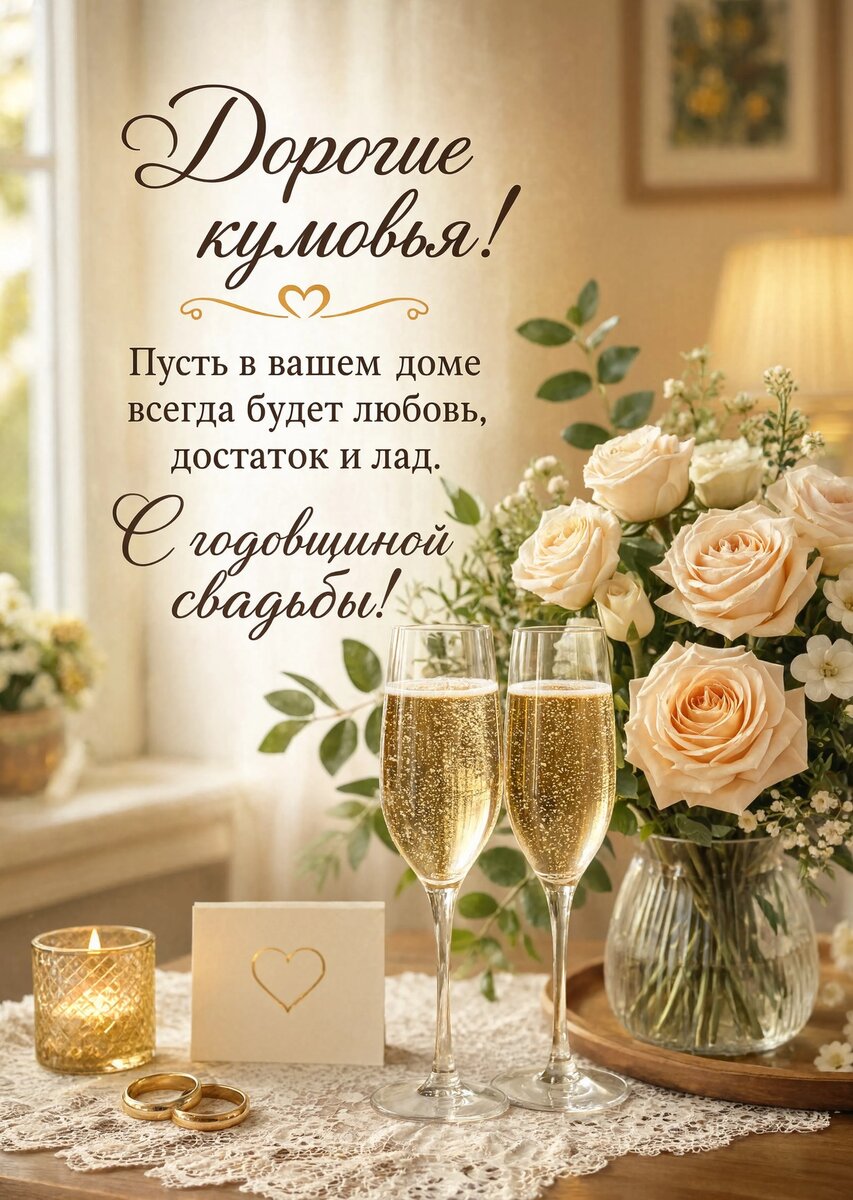 Открытка "С годовщиной свадьбы" #67