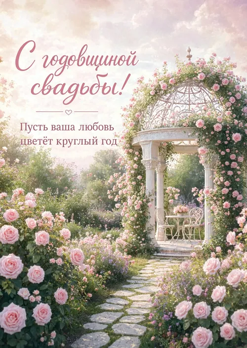 Открытка "С годовщиной свадьбы" #68