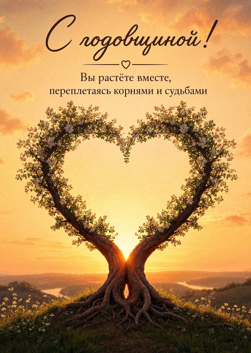 Открытка "С годовщиной свадьбы" #69