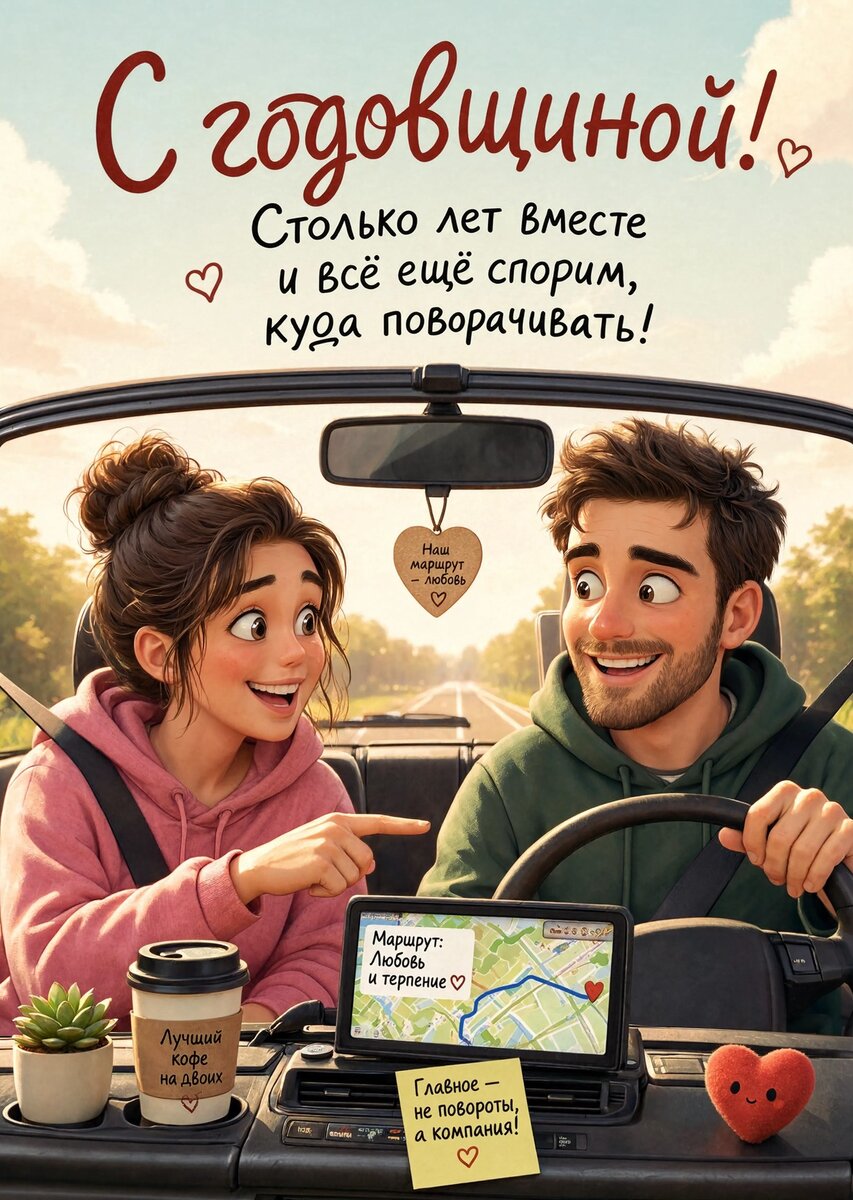 Открытка "С годовщиной свадьбы" #73