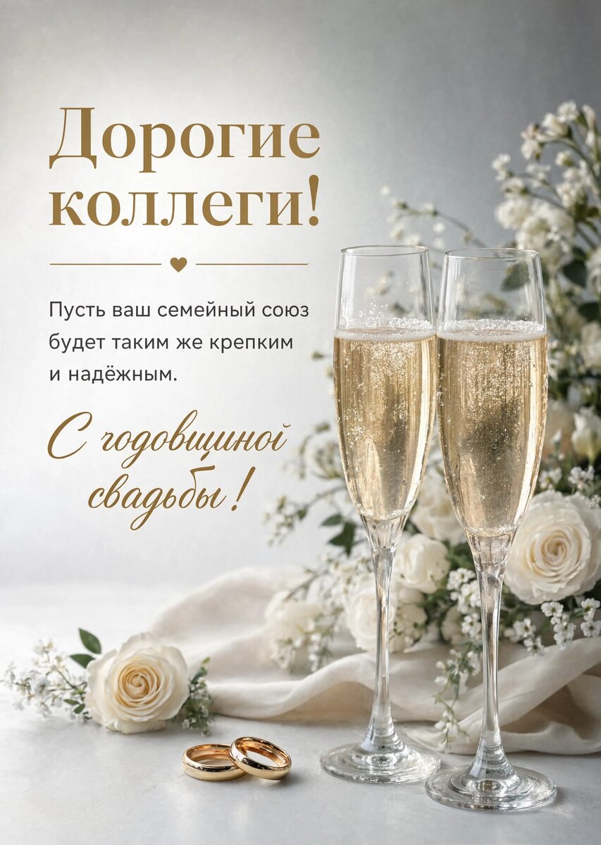 Открытка "С годовщиной свадьбы" #75