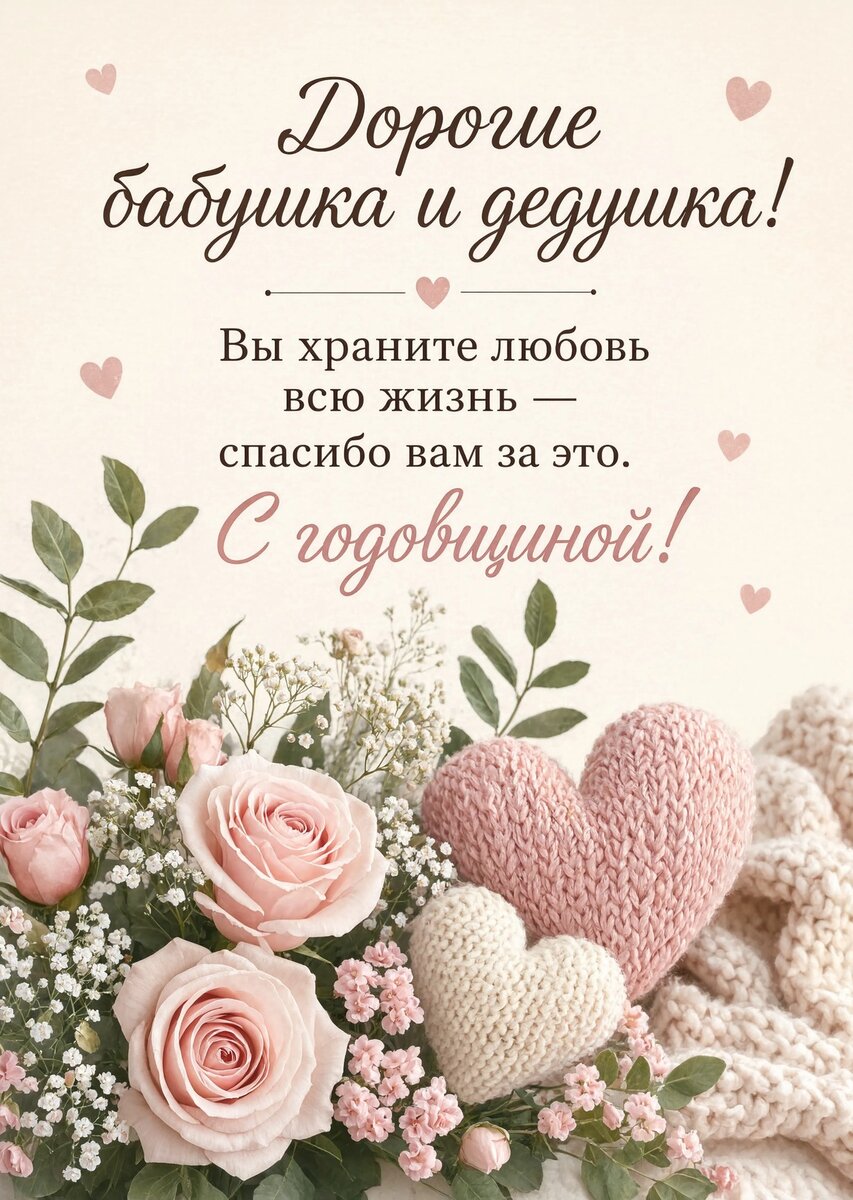 Открытка "С годовщиной свадьбы" #78