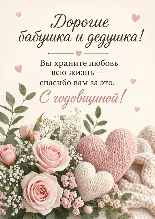 Открытка "С годовщиной свадьбы" #78