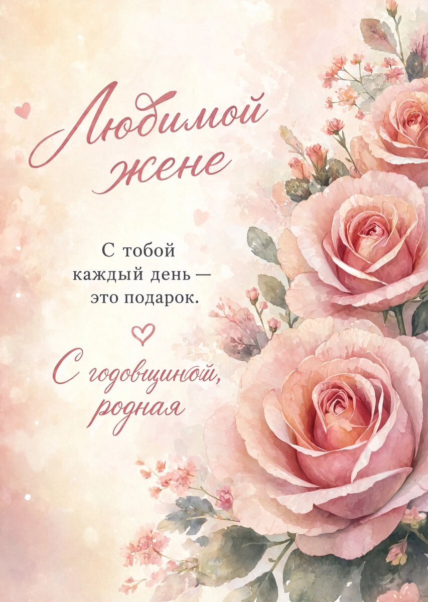 Открытка "С годовщиной свадьбы" #89