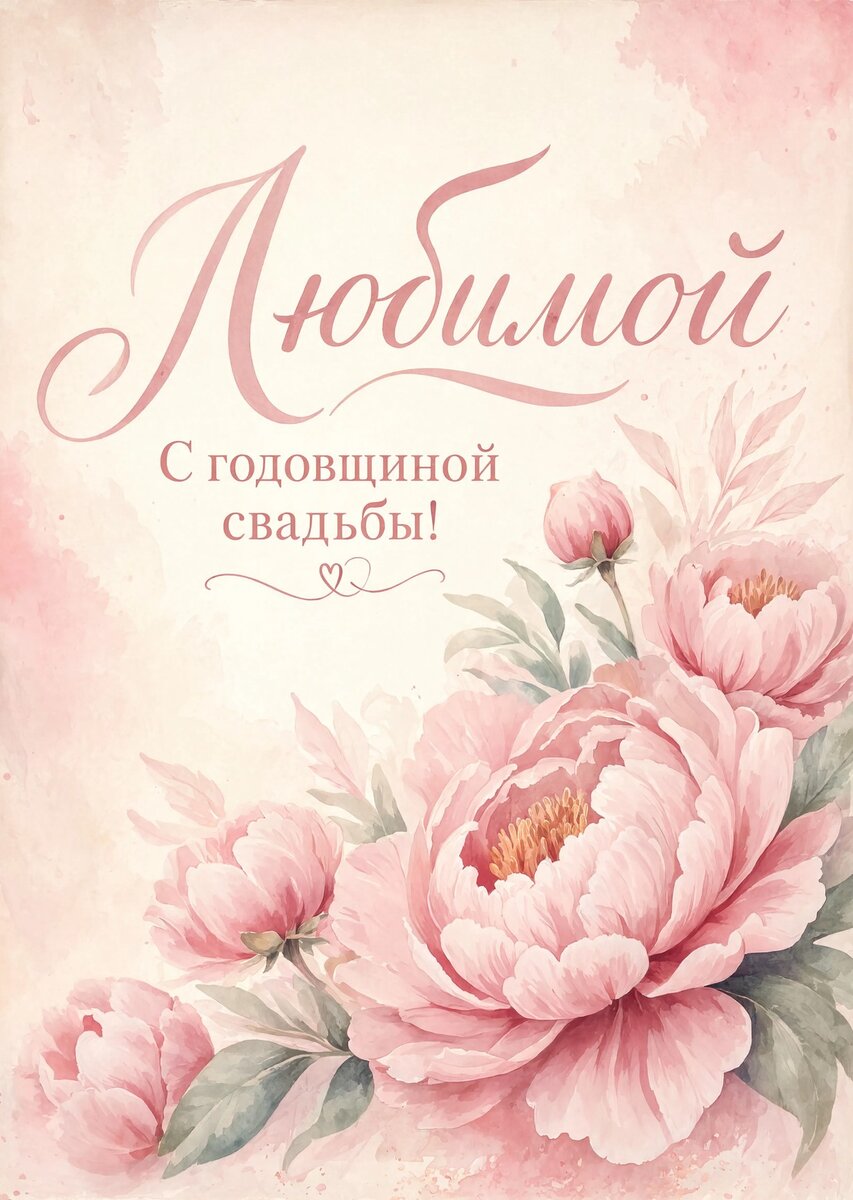 Открытка "С годовщиной свадьбы" #9