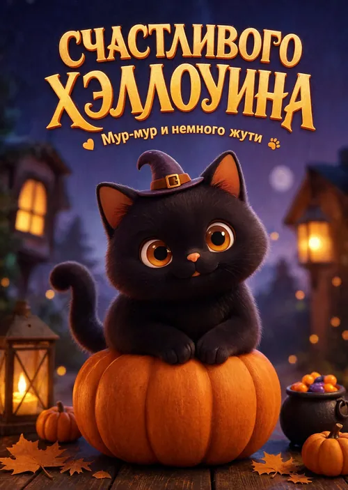 открытка с Хеллоуином-15