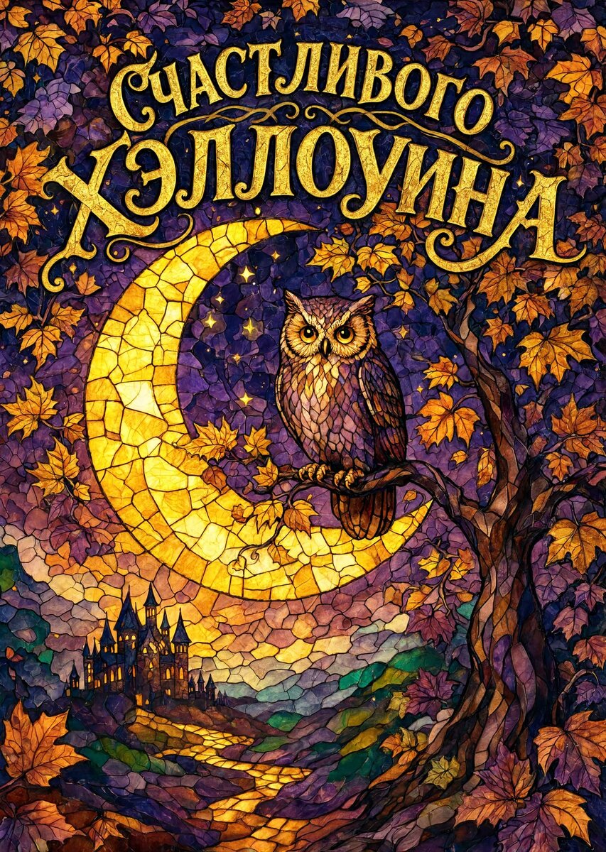открытка с Хеллоуином-28