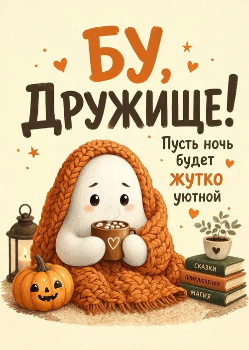 открытка с Хеллоуином-35