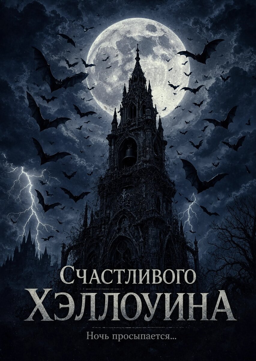 открытка с Хеллоуином-4